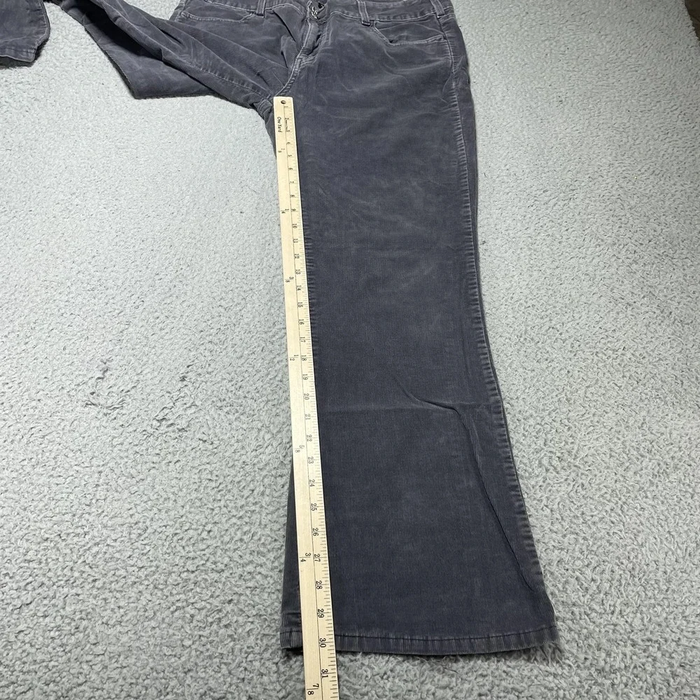 Levis Corduroy Pants Womens 10 Gray‎ 560 Slender Boot Cut Stretch Jeans Casual